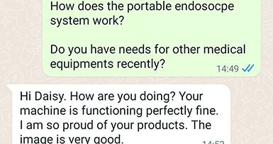 Darppon Medical equipment customers feedback 4